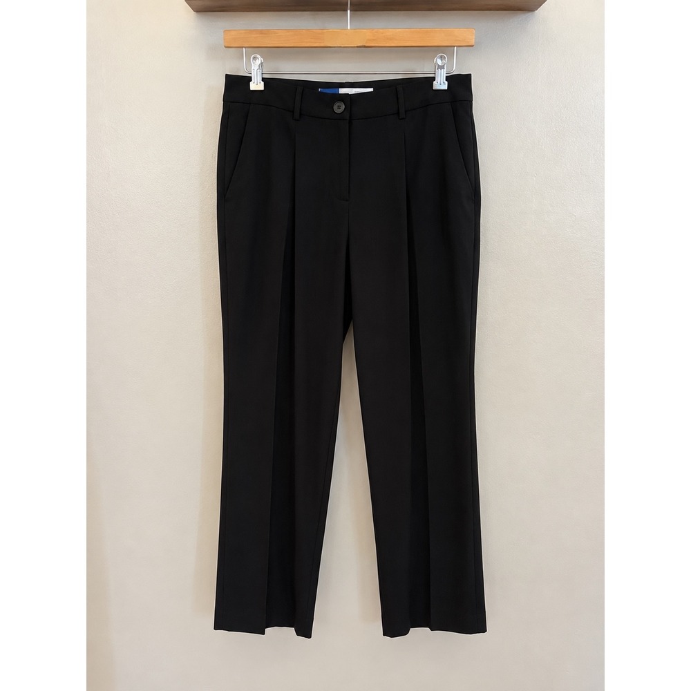 Old Navy Womens 10 Extra High Rise Super Wide Leg Adjustable Waist Pants Black